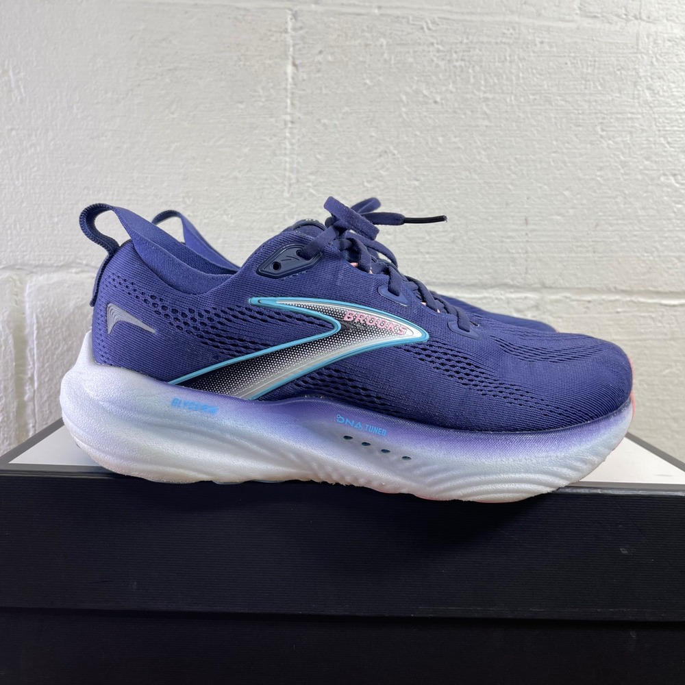 Brooks Glycerin 22 1204342E429 Blue Running Shoes Sneaker Women 9 Extra Wide EE